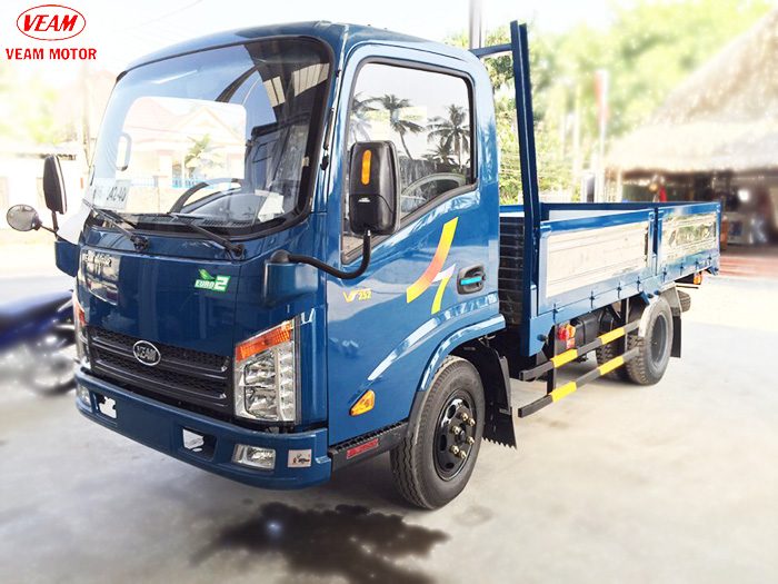 Xe tải Veam VT252-1 thùng lửng tải 2T4 động cơ Hyundai đi TP ban ngày-ototaisg.com